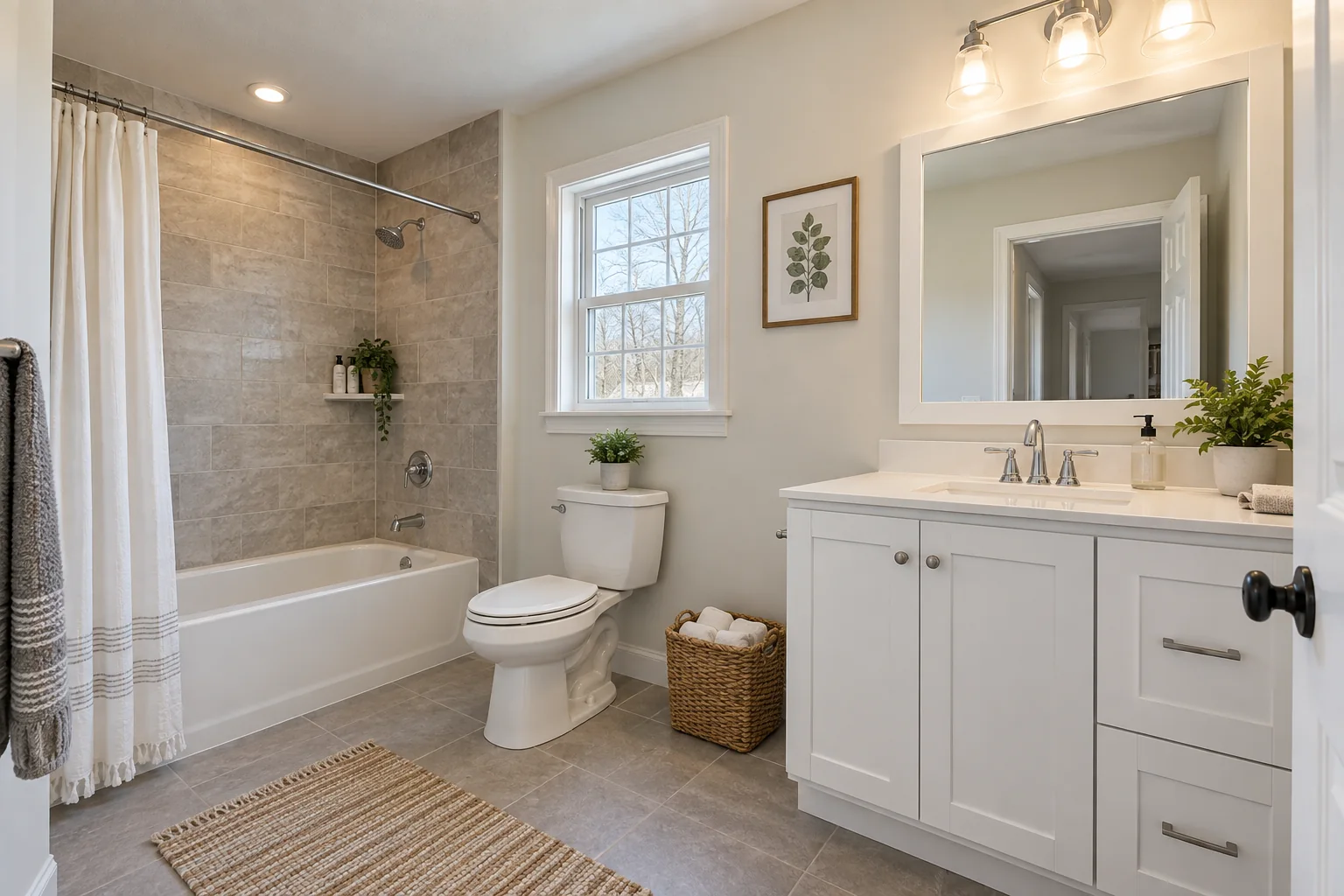 Economy conceptual bathroom renovation for 150 Rockport Road