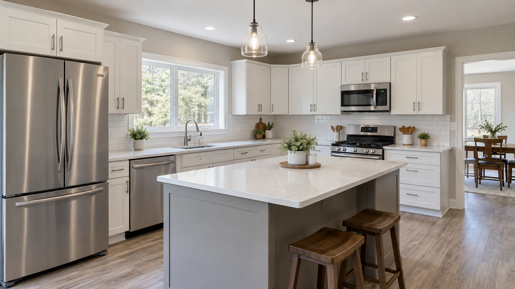 Economy conceptual kitchen renovation for 150 Rockport Road