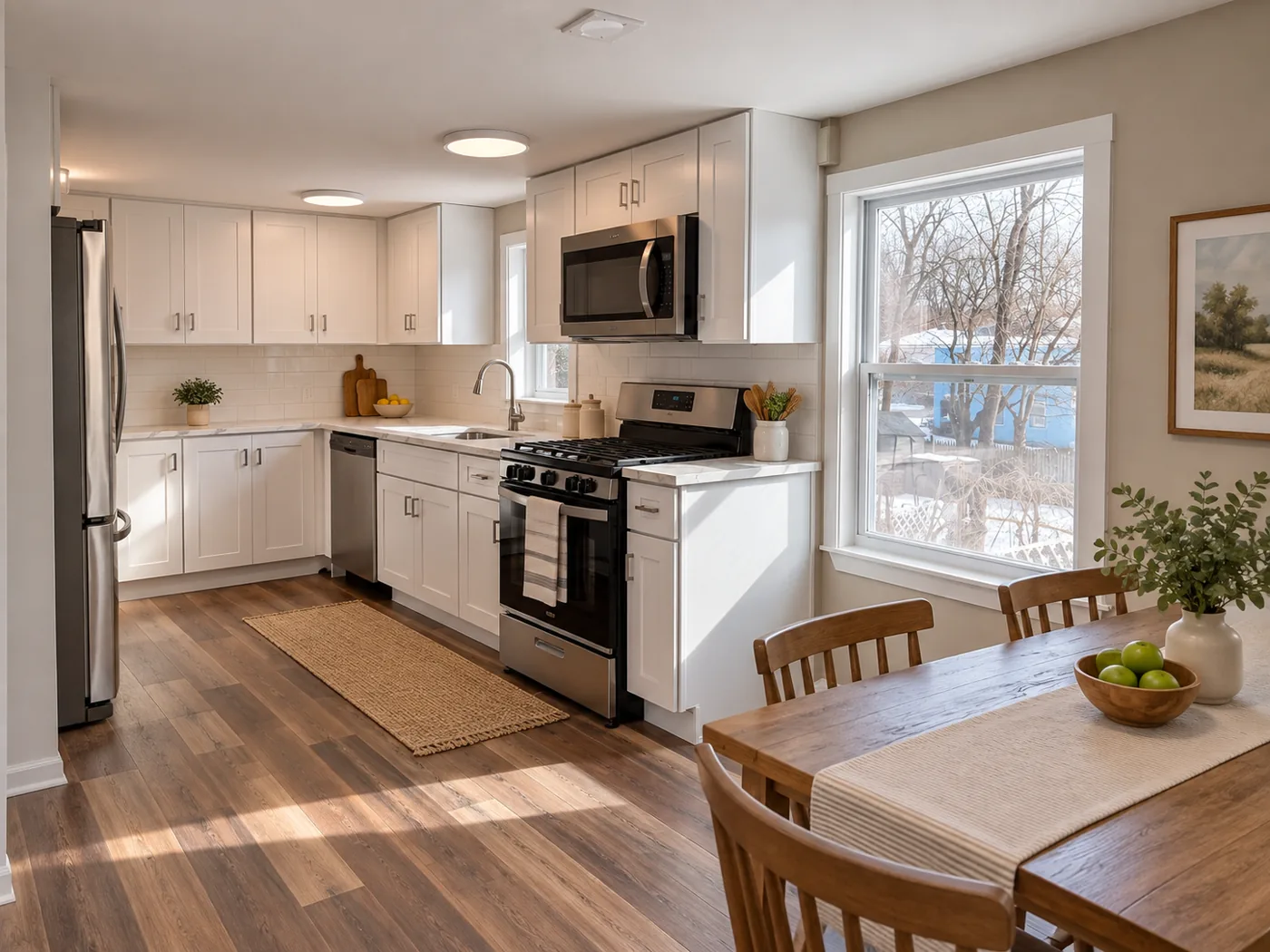 Economy conceptual kitchen renovation for 672 Brass Castle Road